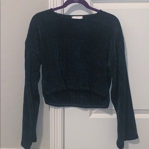 dark green thin knitted sweater!